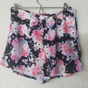 Iron Fist Buns n Roses Shorts Unicorn Kawaii